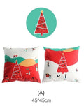 Flannel Double Sided Printed Christmas Cushion Covers X657